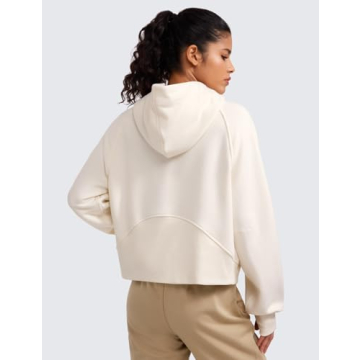 CRZ YOGA Women's Fleece Hoodie Oversized Comfort