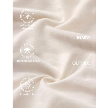 CRZ YOGA Women's Fleece Hoodie Oversized Comfort