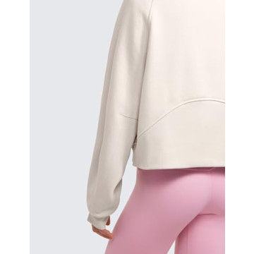 CRZ YOGA Women's Fleece Hoodie Oversized Comfort