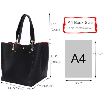 Large Work Tote Bag for Women - SQLP Designer Style