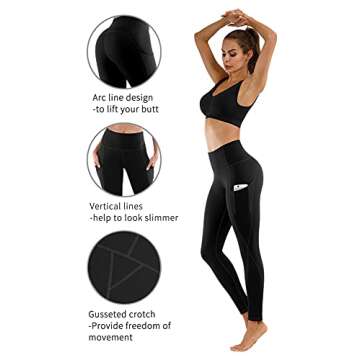 High Waist Yoga Pants with Pockets for Ultimate Comfort