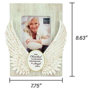 Angel Wings Memorial Photo Frame for Cherishing Memories