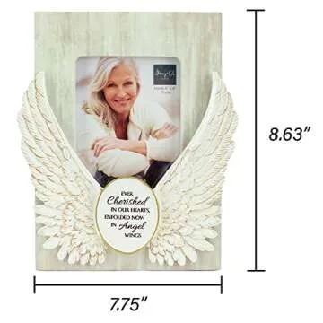 Angel Wings Memorial Photo Frame for Cherishing Memories