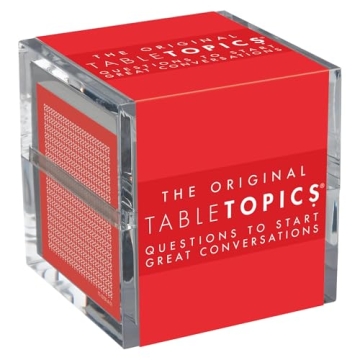 TableTopics - The Original - Conversation Starter Cards - 135 Questions to Break the Ice & Build Connection with Friends, Family, Workmates at Home, Parties, & Meetings