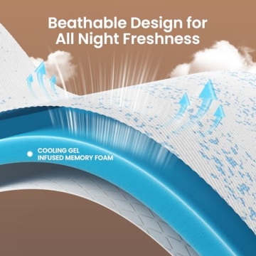 OhGeni 3 Inch Cooling Queen Size Memory Foam Mattress Topper Pad for Ultimate Sleep Comfort