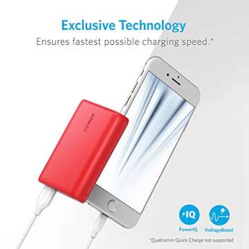 Anker PowerCore 10000 Portable Charger, One of The Smaller and Lighter 10000mAh External Battery, Ul...