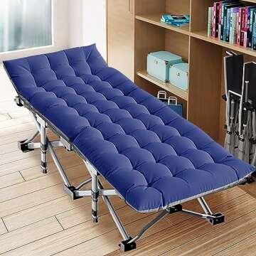 Heavy Duty LILYPELLE Folding Camping Cot with Carry Bag