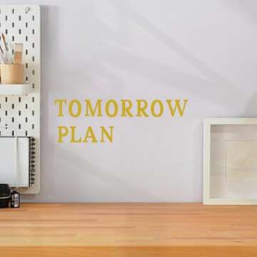 10 Sheets Vinyl Letter Stickers, 1200 Pcs Self-Adhesive Number and Alphabets Stickers, Mailbox Numbers Stickers for Signs, Window, Door, Cars, Trucks, Home, Business, Address Number (Yellow, 1 Inch)