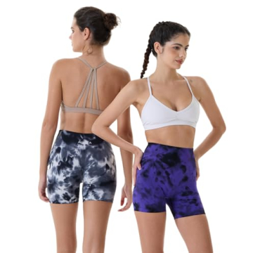 AUROLA Dream Tie Dye Workout Shorts for Women