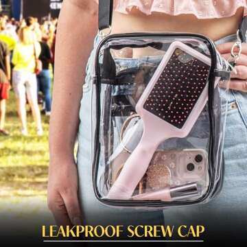 GoPong Hair Brush Flask - 2 Pack Hidden Alcohol Containers