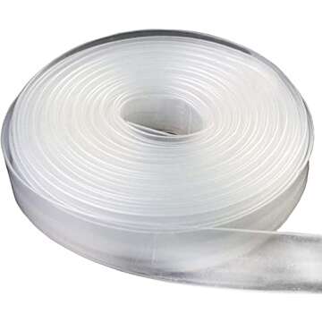 25 FT 1/8" Polyolefin Clear Heat Shrink Tubing - 2:1 Ratio