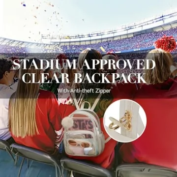 Missnine Clear Anti-theft Backpack for Events & Sports