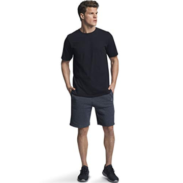 Russell Athletic Men's Cotton Performance Short Sleeve T-Shirt - Black, Small US