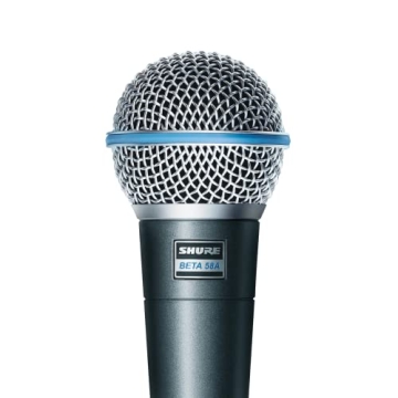 Shure BETA 58A Vocal Microphone for Exceptional Sound Quality
