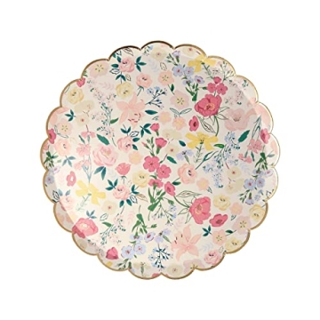 Meri Meri Floral Paper Plates for Stylish Parties