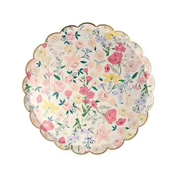 Meri Meri Floral Paper Plates for Stylish Parties