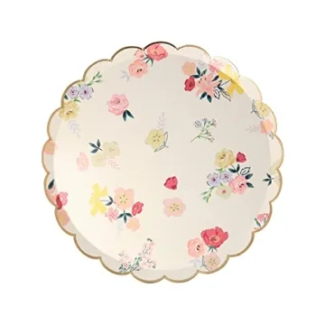 Meri Meri Floral Paper Plates for Stylish Parties