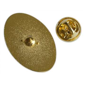 Novel Merk Football - Sports Coach & Player Lapel Pin, Hat Pin & Tie Tack Set - with Clutch Back (3-Foot Ball)