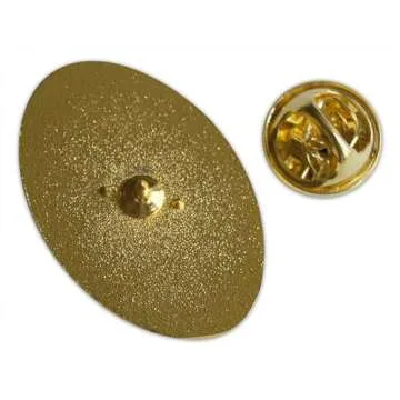 Novel Merk Football - Sports Coach & Player Lapel Pin, Hat Pin & Tie Tack Set - with Clutch Back (3-Foot Ball)