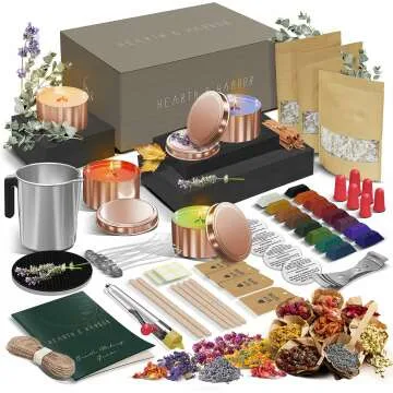 Natural Soy Candle Making Kit for Adults & Kids 50-Piece