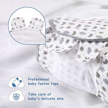 Lictin Baby Swaddle Wrap - 3 Pack Adjustable Sleep Blankets