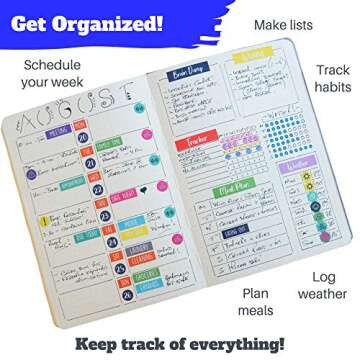 Practical Planner Dotted Journal Kit - 67 Piece Set