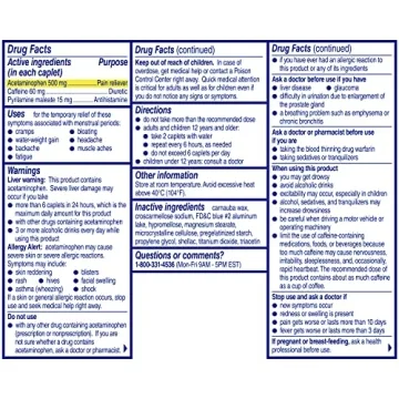 Midol Complete Menstrual Pain Relief Caplets for Cramps 40 Count