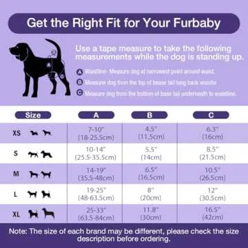 Pet Soft Washable Female Diapers (3 Pack) – Female Dog Diapers, Comfort Reusable Doggy Diapers for Girl Dog in Period Heat (Cute Flower, L)