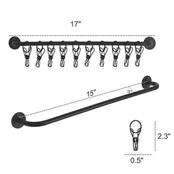 Mkono Hat Rack - Stylish Wall Organizer for 20 Hats