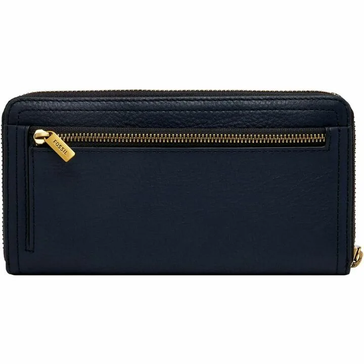 Fossil Women's Logan Leather RFID Wallet - Chic & Secure