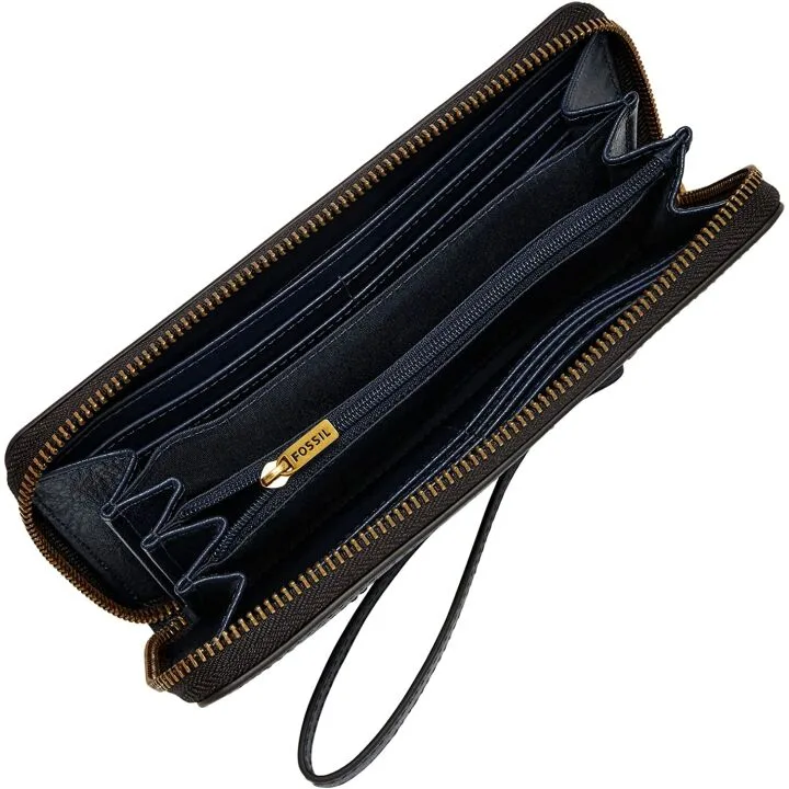 Fossil Women's Logan Leather RFID Wallet - Chic & Secure