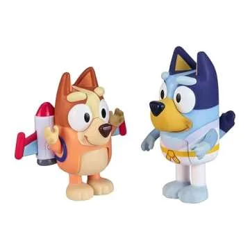 Bluey Action Heroes Figure 2-Packs for Kids