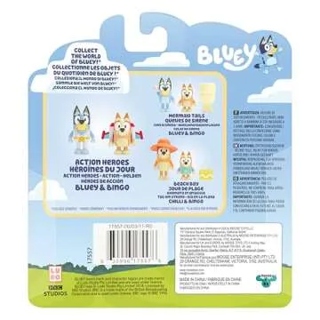 Bluey Action Heroes Figure 2-Packs for Kids