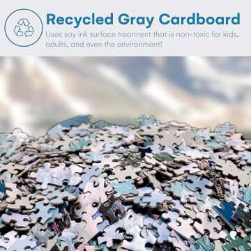 Enovoe Puzzles for Adults 1000 Pieces - Featuring Moraine Lake Alberta - Challenging and Educational Masterpieces Puzzle for Kids - Large, 27x 20 inches - Jigsaw Puzzles 1000 Pieces for Adults