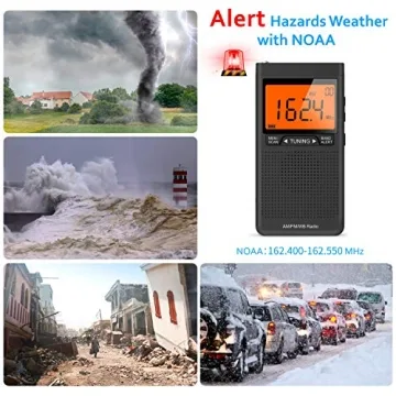Greadio NOAA Weather Alert Radio - Portable AM FM Lifestyle