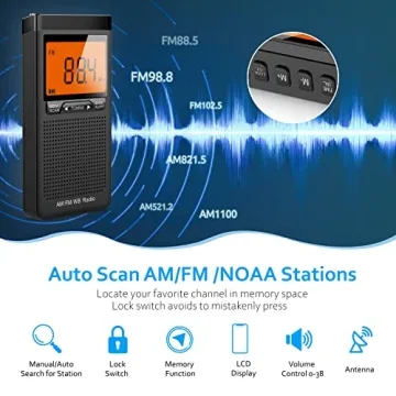Greadio NOAA Weather Alert Radio - Portable AM FM Lifestyle