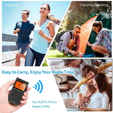 Greadio NOAA Weather Alert Radio - Portable AM FM Lifestyle