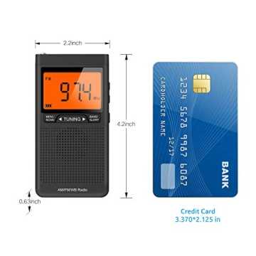 Greadio NOAA Weather Alert Radio - Portable AM FM Lifestyle