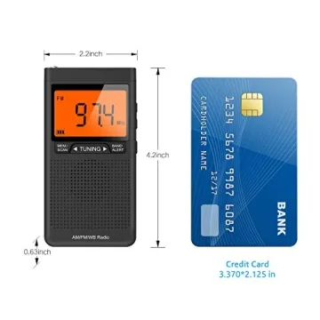 Greadio NOAA Weather Alert Radio - Portable AM FM Lifestyle