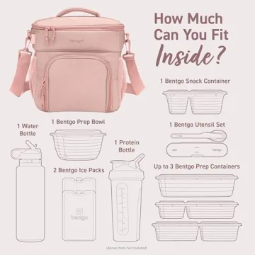 Bentgo Prep Insulated Lunch Bag for Meal Prep All Day