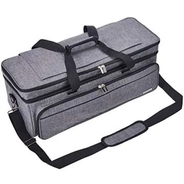 NICOGENA Cricut Carrying Case with Mat Pocket and Storage