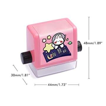 HOUGE Roller Digital Teaching Stamp Within 100 Teaching Math, Addition and Subtraction Digital Rolli...
