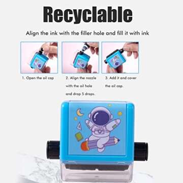 HOUGE Roller Digital Teaching Stamp Within 100 Teaching Math, Addition and Subtraction Digital Rolling Stamp, Math Practice Tool for Teachers Home School Supplies