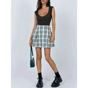 REORIA V Neck Thong Bodysuit for Trendy Women