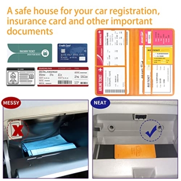 Stylish Car Document Organizer for Men and Women