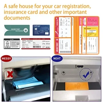 Stylish Car Document Organizer for Men and Women