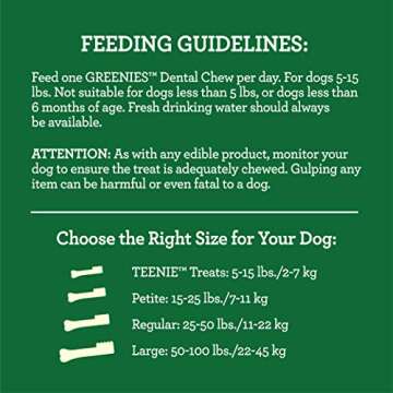 Greenies Aging Care Petite Natural Dental Care Dog Treats, 27 oz. Pack (45 Treats)