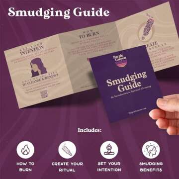 PURPLE CANYON White Sage Bundles - 3 Pack - Sage Smudge Stick for Home Cleansing Incense Healing Meditation and California Smudge Sticks Rituals - 4 Inch