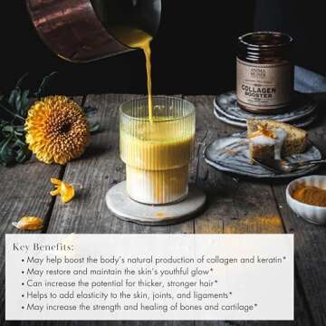 Anima Mundi Vegan Collagen Powder - Plant-Based & Organic Collagen Booster - Helps Support Collagen ...