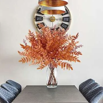 Sggvecsy Artificial Fall Greenery Stem for Autumn Decor